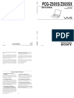 SONY PCG Z505S - Z505SXservice Manual