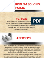 Problem Solving Remaja: Tujuan