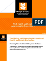 Work Health and Safety Awareness For Supervisors: April 2017
