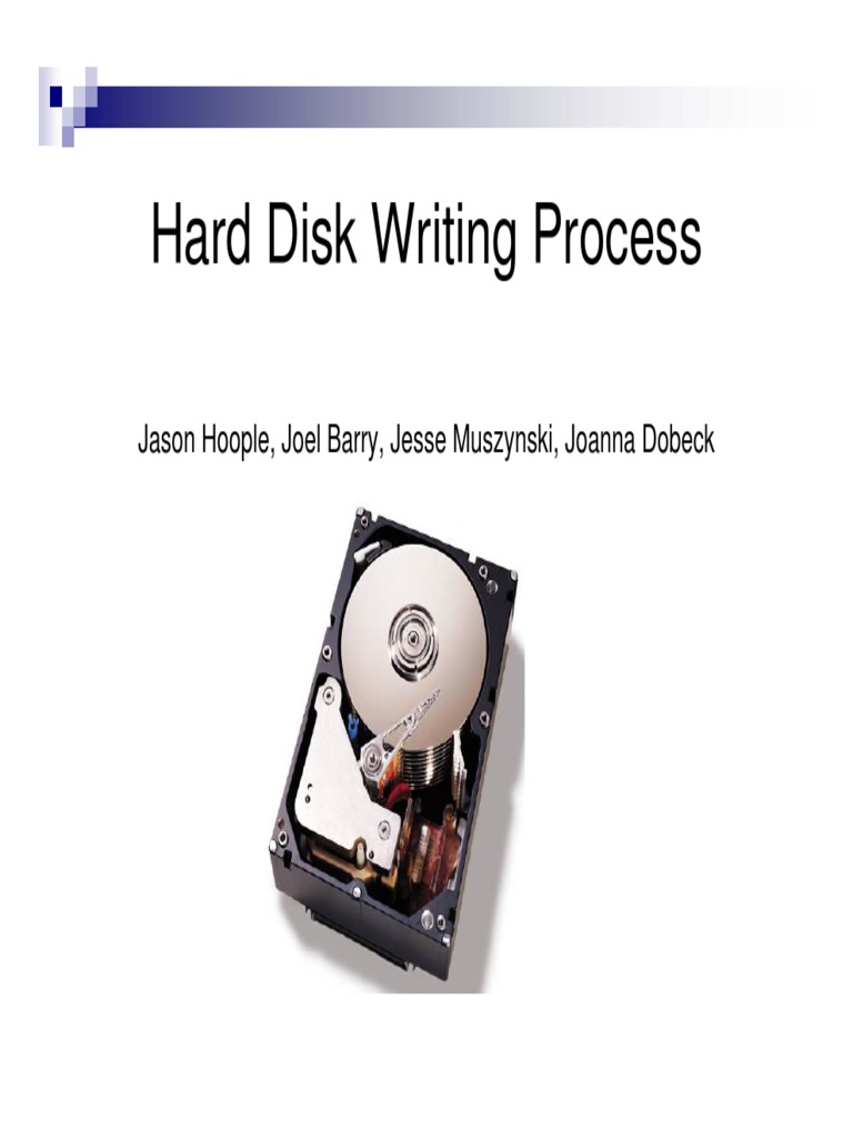 Hard Disk Writing Explained | PDF