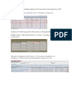 How To Delete A Pending-Approval Transaction From Employee Self Service