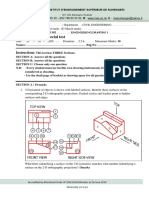 Exam of Eng. Drawing