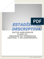 Estadística Descriptiva para Datos Agrupados Clase#2