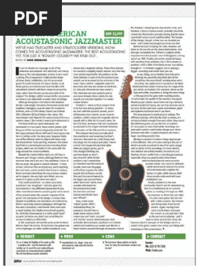 Fender American Acoustasonic Jazzmaster