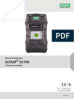 ALTAIR 5X PID Operating Manual - FR