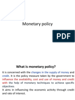 Monetary policy