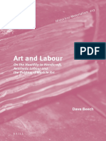 Dave Beech - Art and Labour - On The Hostility To Handicraft, Aesthetic Labour and The Politics of Work in Art (2020)