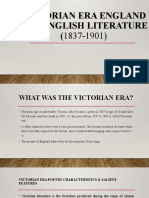 Victorian Era England & Literature