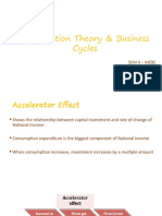 Acceleration Theory & Business Cycles: Sem Ii - Mebe