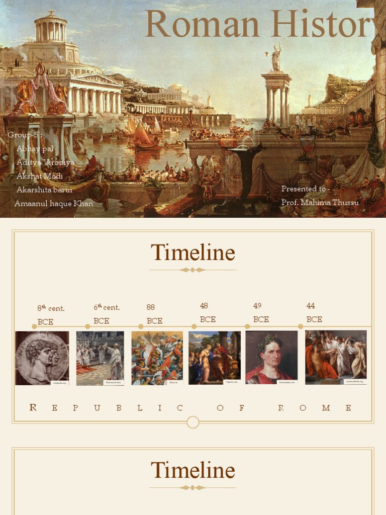 Overview of Roman History and Society | PDF | Roman Empire