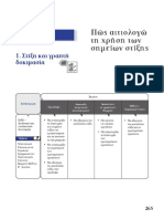 20 Πώς αιτιολογώ τη χρήση των σημείων στίξης