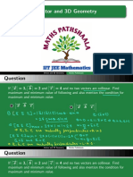 Vector and 3D Geometry Maths Pathshaala