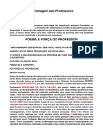 Homenagem aos professores que moldaram nossas vidas