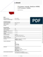 Product Data Sheet: Processor Module, Modicon M580, Coprocessor Safety