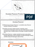 Korelasi Pearson Product Moment