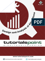 Design and Analysis of Algorithms Tutorial