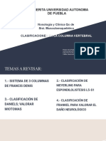 Clasificación de Columna 