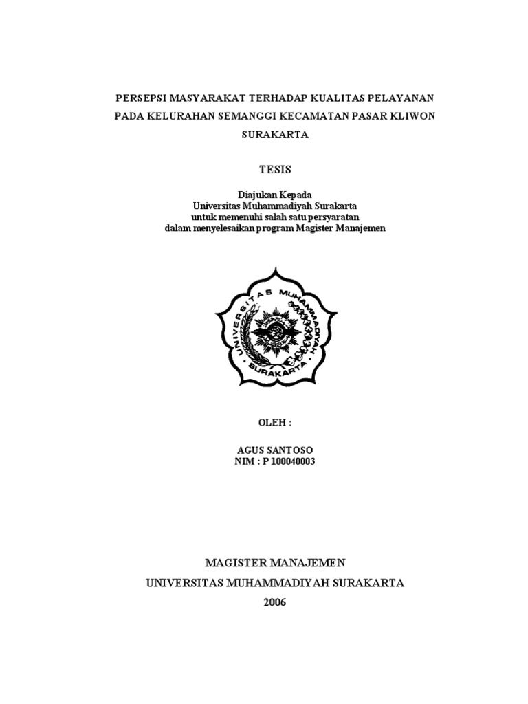 Tesis Magister Manajemen pemasaran Reliability