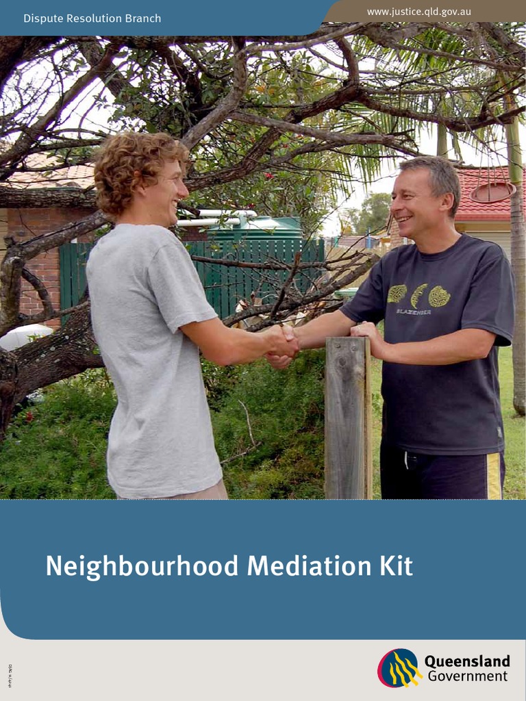 Neighbourhood Mediation Kit Download Free Pdf Mediation Queensland