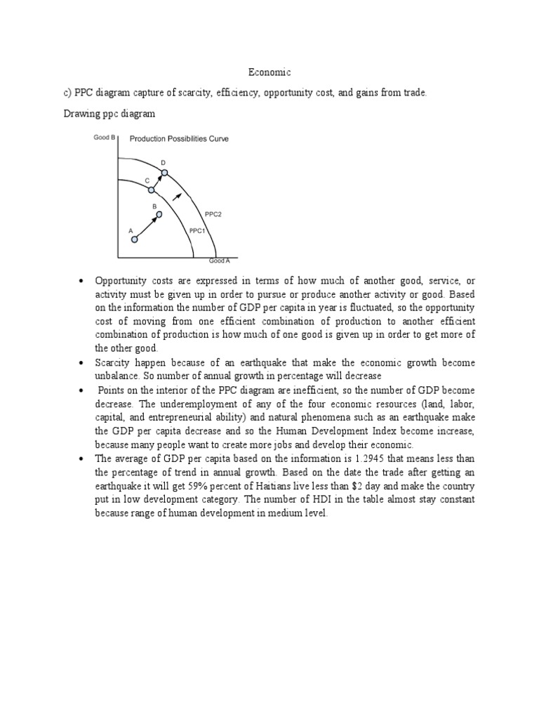 Economic Homework PPC Diagram | PDF | Gini Coefficient | Gross Domestic ...