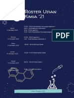 Poster Astronomi Tata Surya Organik Natural Biru