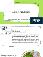 Biological Assets: Full PFRS, Pfrs For Smes, and Pfrs For Se Comparison
