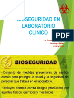 Bioseguridad en Laboratorio Clinico