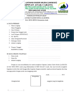 Contoh Formulir Pendaftaran Lakmud 