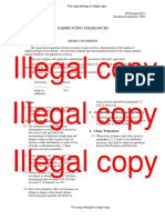 Illegal Copy Illegal Copy Illegal Copy: Fabricating Tolerances
