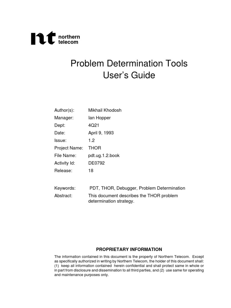 THOR PDT User's Guide Overview | PDF | Command Line Interface ...