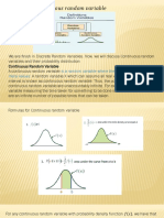 Lesson 9 Contiunous Random Variables