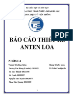 Báo cáo thiết kế anten loa - nhóm 4