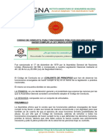 CLASE NRO 4 Código de Conductas para Funcionarios Públicos Encargados de Hacer Cumplir La Ley.