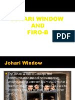 Johari Window AND Firo-B