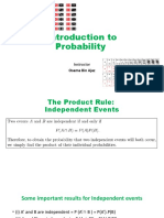 Introduction To Probability: Instructor