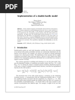 Implementation of A Double-Hurdle Model: 13, Number 4, Pp. 776-794