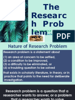 The Researc H Prob Lem: Mr. Vincent A. Cebreros