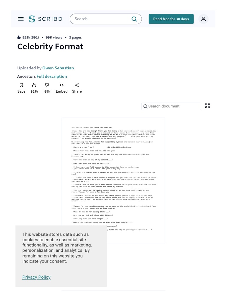 Celebrity Format PDF 1646319418765 PDF Scribd Http Cookie