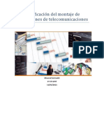 Planificación Del Montaje de Instalaciones de Telecomunicaciones