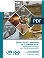 Libro Memoria Histórica y Pensamiento social  2020