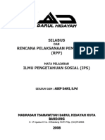Cover Silabus IPS MTs Darul Hidayah