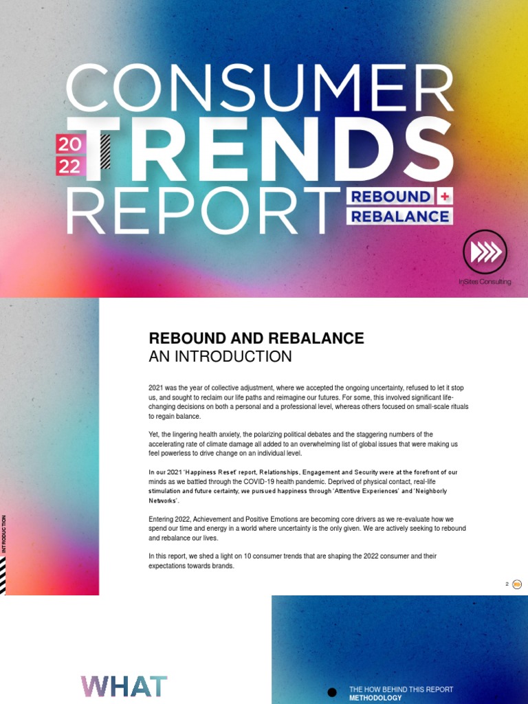 2022 Consumer Trends Overview | PDF | Happiness | Brand