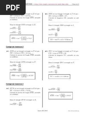 Exercices Math 3me Crs Par Pyromaths Un Logiciel Libre En Ubuntu En