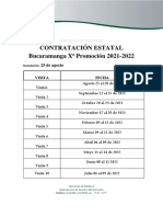 Cronograma Contratacion Estatal 2021 2022.