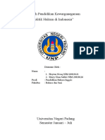 Makalah Kelompok 6 (Politik Hukum Di Indonesia) - Hoyrun Nisaq NIM 20018121 Dan Merry Dian Safitri NIM 20018126