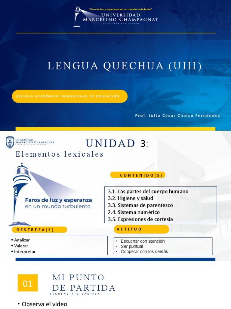 Vocabulario y Expresiones en Quechua | PDF | Artes del Lenguaje y ...