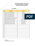 Daftar Buku Mapel