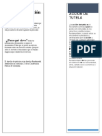 Uadro Comparativo Sobre El Derecho de Petición y La Acción de Tutela.