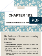 Chapter 1&2 Introduction To Financial Management