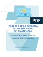 Proceso de La Reforma Al Sector Salud en Guatemala